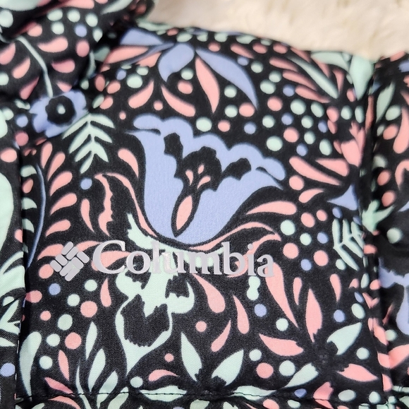 Columbia Snuggly Bunny Bunting Girls 18 - 24 Months Teal Purple Pink Mint Floral - Picture 4 of 14